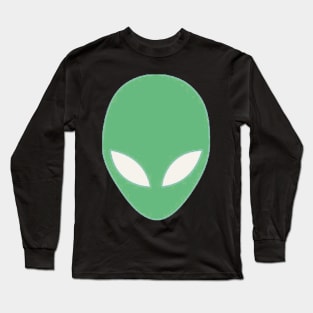 Green Alien Dude Who Comes In Peace Long Sleeve T-Shirt